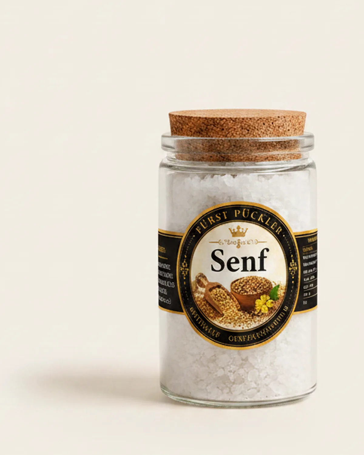 Gewürzsalz Senf, 50 g Geschenkglas