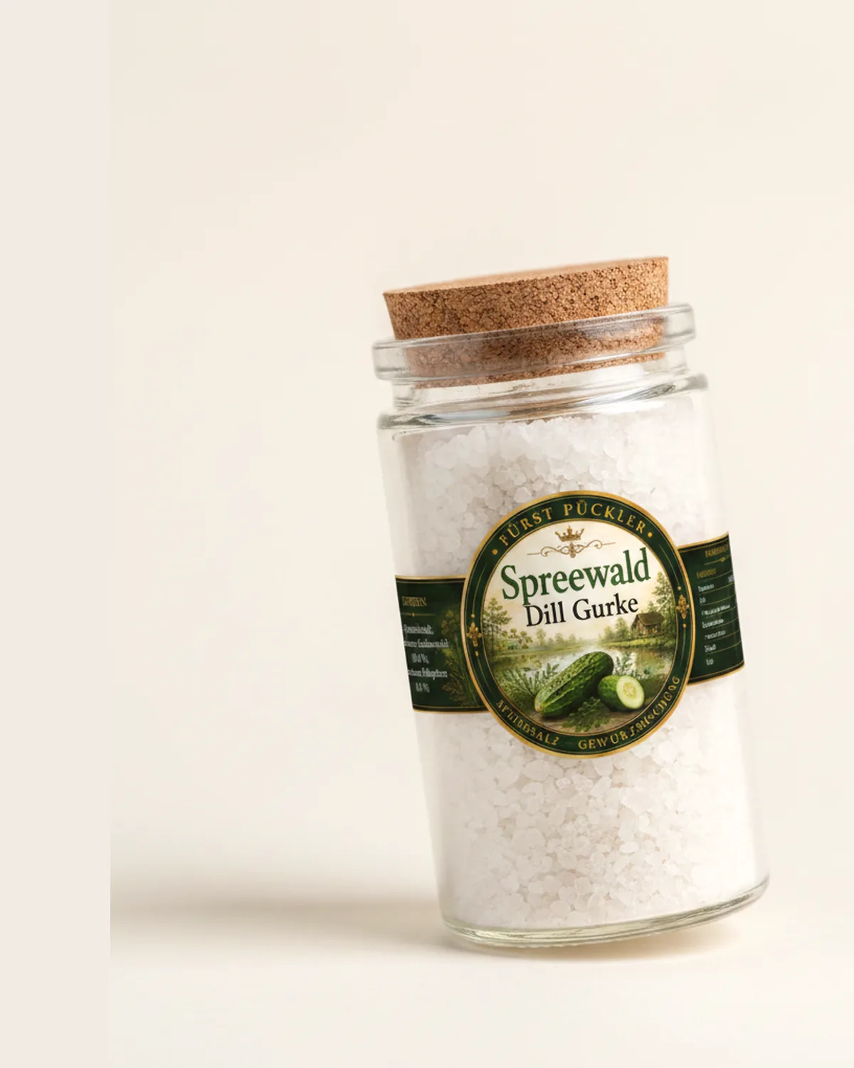 Gewürzsalz Spreewald Dill Gurke, 50 g Geschenkglas