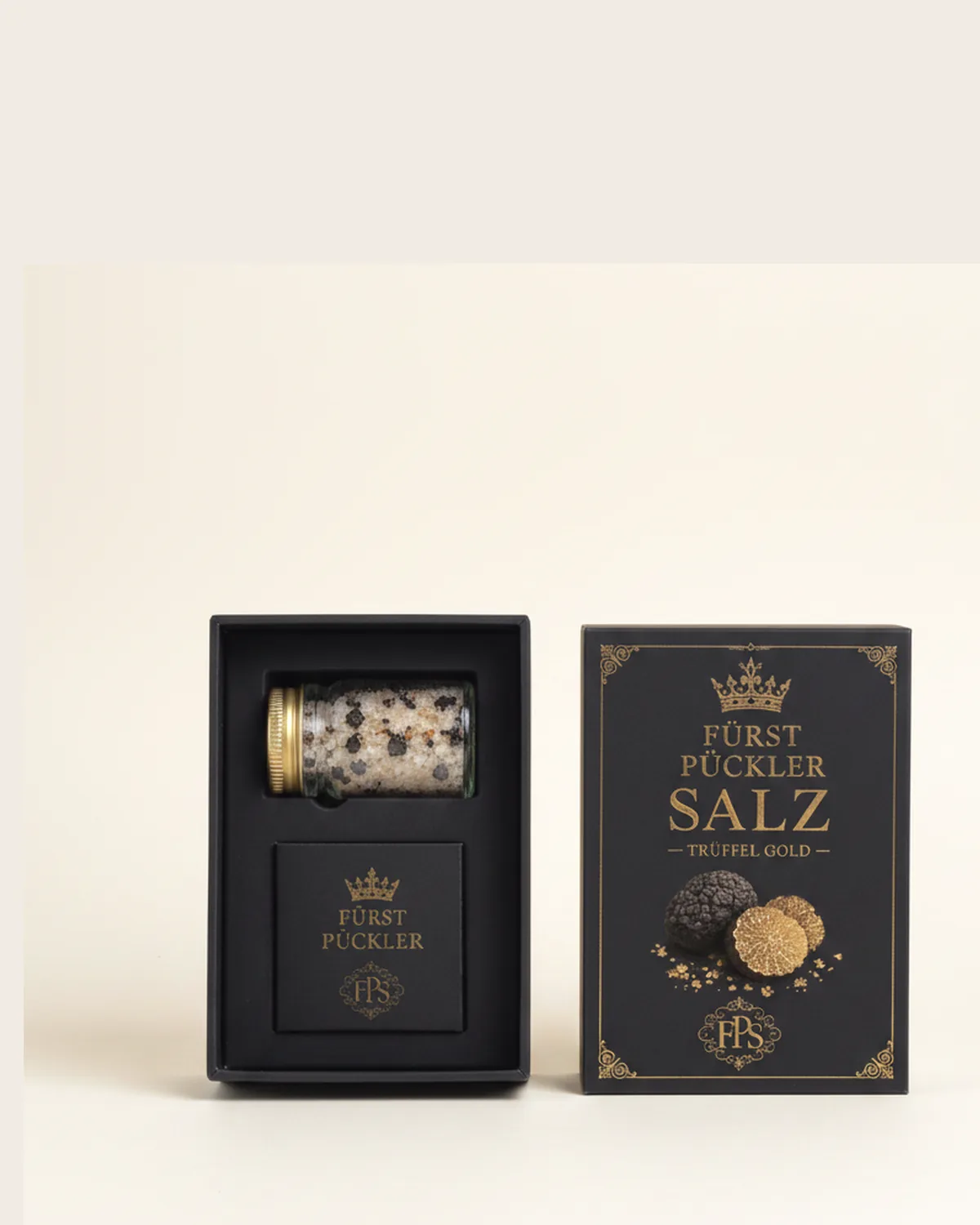 Fürst Pückler Trüffel Gold, 4 g in der Geschenkkassette